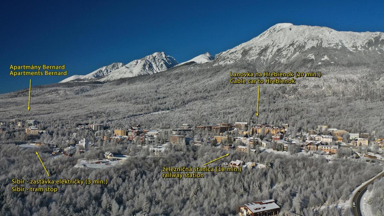 Cozy Studio With Netflix - Apartmanovy Dom Bernard Vysoke Tatry Bagian luar foto